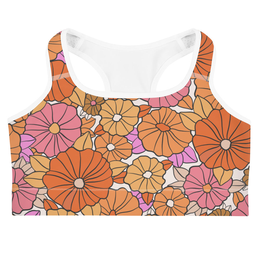 Lula Activewear Flower Power Sports Bra