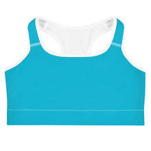 Load image into Gallery viewer, Electric Blue Sports bra