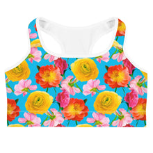 Load image into Gallery viewer, Royal Floral Lula Activewear Sports Bra