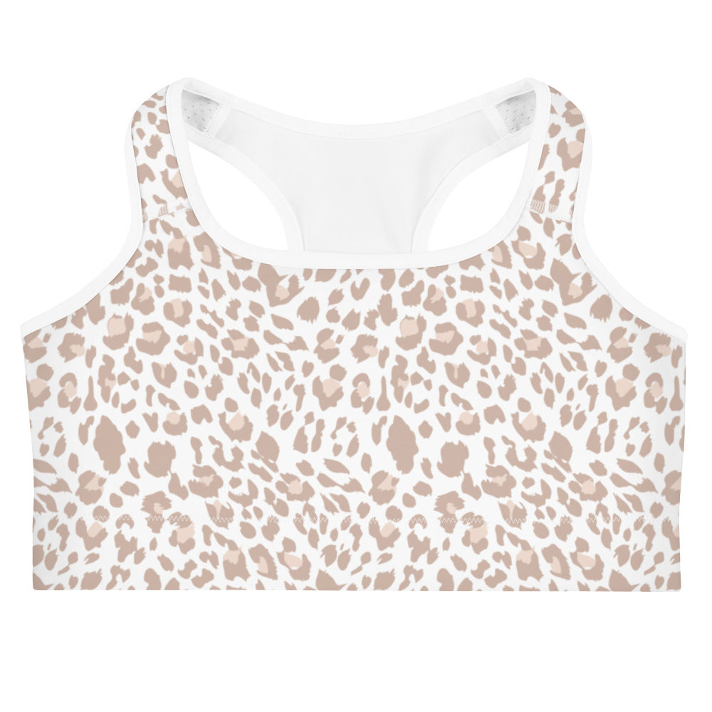 Nude Leopard Sports bra