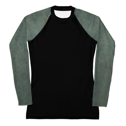Green Marble Long Sleeved Top