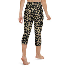 Load image into Gallery viewer, Giraffe High Waisted Capri Leggings