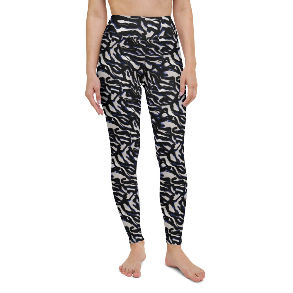 Sapphire Zebra High Waisted Leggings