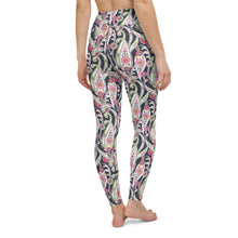 Load image into Gallery viewer, Lula Activewear Black Paisley High Waisted Yoga Tights