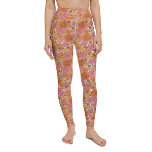Flower Power High Waisted Leggings