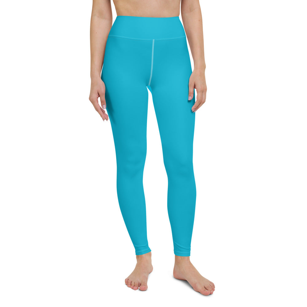 Lula Activewear Electric Blue High Waisted Yoga Leggings