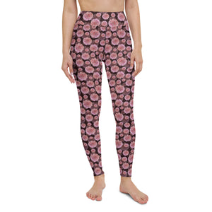 Pink Blossom High Waisted Leggings