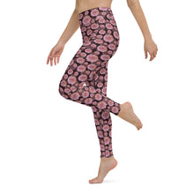 Load image into Gallery viewer, Pink Blossom High Waisted Leggings