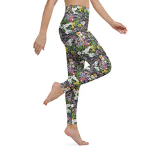 Load image into Gallery viewer, Floral yoga leggings for women