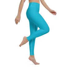 Load image into Gallery viewer, Lula Activewear Electric blue high waisted yoga leggings