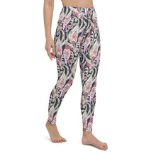 Load image into Gallery viewer, Lula Activewear Black Paisley High Waisted Yoga Tights