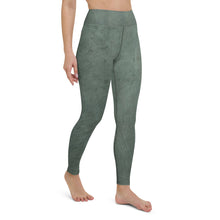Load image into Gallery viewer, Green Marble High Waisted Leggings