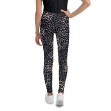 Load image into Gallery viewer, Leopard print youth leggings for girls