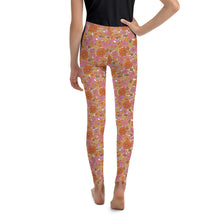 Load image into Gallery viewer, Flower Power Youth Leggings