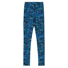 Load image into Gallery viewer, Lula Activewear Blue Kids Youth Gymnastic Dance Yoga Leggings