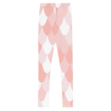 Load image into Gallery viewer, Pink Mermaid Youth Leggings