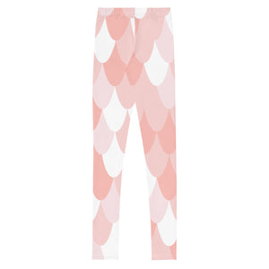 Pink Mermaid Youth Leggings