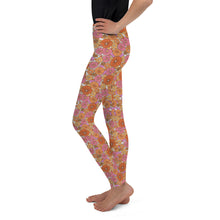 Load image into Gallery viewer, Flower Power Youth Leggings