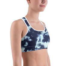 Load image into Gallery viewer, Lula Activewear Deep Ocean Tie Dye Sports Bra