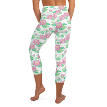 Load image into Gallery viewer, Lula Activewear White Lotus Flower High Waisted Gym Leggings