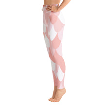 Load image into Gallery viewer, Pink Mermaid Leggings, Yoga leggings, High waisted Leggings
