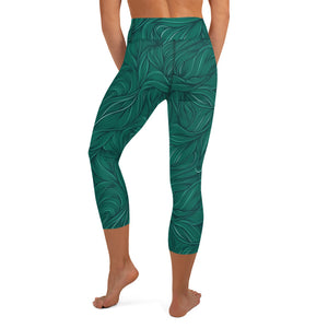 Rainforest High Waisted Capri Leggings