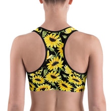 Load image into Gallery viewer, Sunflower Sports bra