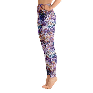 Lula Activewear Coral Tie Dye High Waisted Leggings