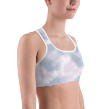 Load image into Gallery viewer, Lilac Tie Dye Sports Bra