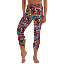 Load image into Gallery viewer, Bright cropped womens leggings