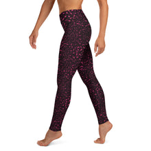 Load image into Gallery viewer, Burgundy Leopard Print High Waisted Leggings