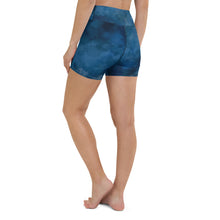 Load image into Gallery viewer, Blue high waisted booty shorts