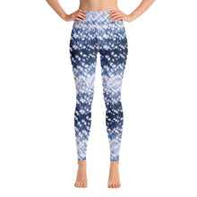 Load image into Gallery viewer, Blue yoga leggings for women
