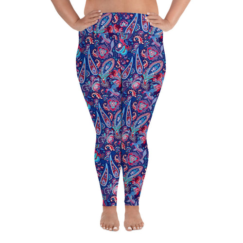 Plus size high waisted yoga leggings 