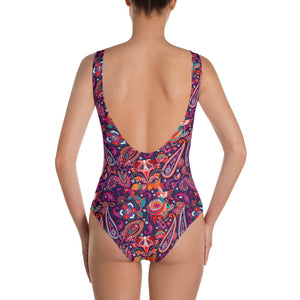 Pink Paisley One Piece