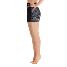 Load image into Gallery viewer, Lula Activewear dark leopard print high waisted bike shorts