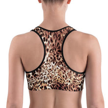 Load image into Gallery viewer, Leopard Print Sports Bra