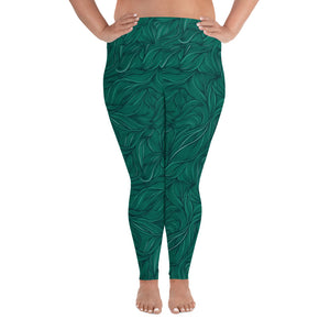 Plus size high waisted yoga leggings 