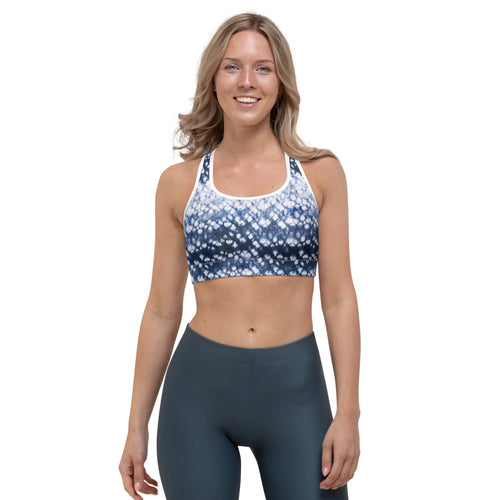 Beach Waves Tie Dye Sports bra