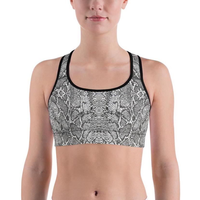 Snakeskin Sports Bra