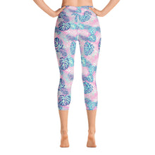 Load image into Gallery viewer, Tropical Print High Waisted Capri Tights