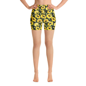 Sunflower High Waisted Shorts