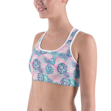 Load image into Gallery viewer, Lula Activewear Tropical Print Sports Bra
