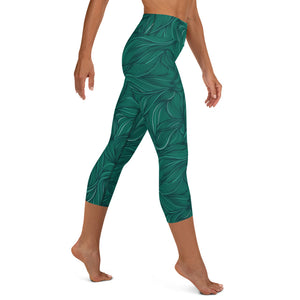 Rainforest High Waisted Capri Leggings