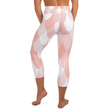 Load image into Gallery viewer, Pink Mermaid High Waisted Capri Leggings