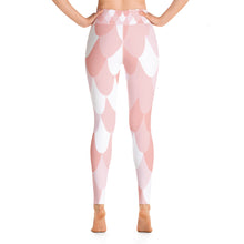 Load image into Gallery viewer, Pink Mermaid Leggings, Yoga leggings, High waisted Leggings
