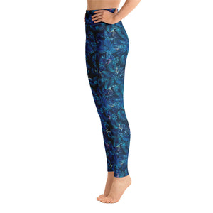 Copacabana Print high waisted yoga gym dance running leggings