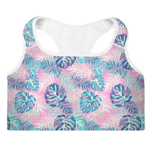 Load image into Gallery viewer, Tropical Padded Sports Bra