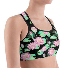 Load image into Gallery viewer, Lotus Flower Sports bra