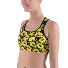 Load image into Gallery viewer, Sunflower Sports bra